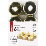 Emos LED dekoracija – 6x čajna svečka zlata, 6x CR2032 , notranja, vintage DCCV13 | Shoptok.si