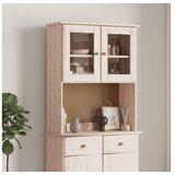 vidaXL Gornji dio za komodu ALTA 77 x 30 x 92 cm od masivne borovine | shoptok.hr