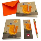 Kartos Darilni komplet za pisanje z voščilnico Dragon – | Shoptok.si