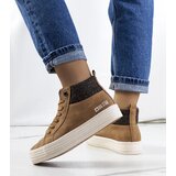 Big Star Brown insulated sneakers | shoptok.hr