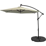 Monster Krem 3 m LED konzolni senčnik z ventilatorjem, (21571412)
