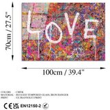 WALLXPERT UV-740 70 x 100 Multicolor Decorative Tempered Glass Painting | ePonuda.com