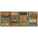  Blagovaonski stol 220 x 90 x 77 cm od masivnog obnovljenog drva | Eponuda.ba