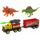  Dinosaurs Set Rocket Car With Trailer Yellow | shoptok.hr