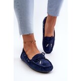 Boto Women's Navy Suede Moccasins Si Passione | shoptok.hr