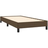 Okvir za krevet bez madraca tamnosmeđi 90 x 190 cm od tkanine | shoptok.hr