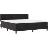  Krevet s opruga kutije s uzglavljem Crna 200 x 180 cm Baršun | shoptok.hr