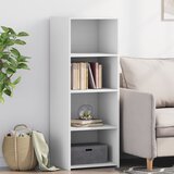 vidaXL Visoka komoda bijela 40x41x124 cm od konstruiranog drva | shoptok.hr