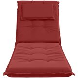  Jastučić za ležaljku GEMERT 100% poliester Vinska crvena - boja crnog vina 190 x 60 x 9 cm Poliester | shoptok.hr
