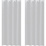 vidaXL Zavese z zavesami 2 pcs Svetlo siva 140 x 245 cm Poliester | Shoptok.si