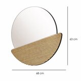 Hanah home Ogledalo Crescent Bronze | Eponuda.com