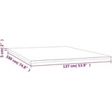  Nadmadrac 137 x 190 x 5 cm za bračni krevet - 137 x 187 cm | shoptok.hr