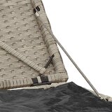  Vrtni stolci s jastucima 2 kom svijetlo sivi 40x40x43 cm | shoptok.hr