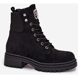 Boto Women's insulated workery boots with decorations Black Olivira | Shoptok.si