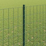 Euro ograda s postom 10 x 1,4 m Čelik premazan PVC-om Zelena | Eponuda.com