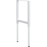  Okviri za radni stol 2 kom metalni 55 x (69 - 95,5) cm sivi | shoptok.hr
