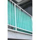 Zeleni plastični balkonski paravan 500x90 cm -