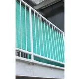 Zeleno plastično balkonsko platno 500x90 cm -