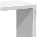vidaXL Stenska polica bela 167,5x18x68 cm inženirski les | Shoptok.si