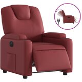 Maison Chic Električni naslanjač - Relax naslanjač vinsko rdeče umetno usnje, (22062356) | Shoptok.si