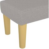  Klupa svjetlosiva 70 x 30 x 30 cm od tkanine | shoptok.hr