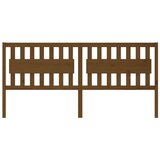  Uzglavlje za krevet boja meda 205,5x4x100 cm masivna borovina | shoptok.hr