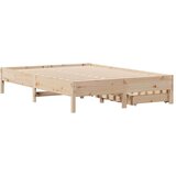 vidaXL Okvir kreveta bez madraca 120 x 200 cm od masivne borovine | shoptok.hr
