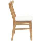  Trpezarijske stolice 2 pcs Prirodna 42 x 47.5 x 81 cm | shoptok.hr