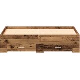  Krevetna konstrukcija Staro drvo 140 x 200 cm Konstruirano drvo | shoptok.hr