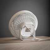  LED Punjivi stoni ventilator sa LED osvetljenjem LED/2W/5V USB 2400 mAh bela | Eponuda.com