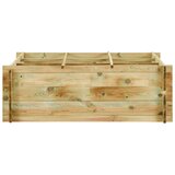 Furnova Visoka greda impregnirana borovina 120x120x40 cm, (21921210) | Shoptok.si