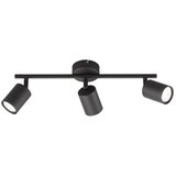 Fischer & Honsel Črno kovinsko LED točkovno svetilo 8x42 cm Vano – Cene