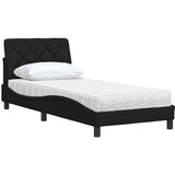 Krevet s madracem crni 90x190 cm od tkanine | Eponuda.ba