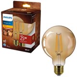 Philips LED sijalica g95 25w 1800k e27 ndsrt amber 1pf, 929003628301 ( 19886 ) | Eponuda.com