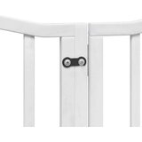 vidaXL Vrata za pse s vratašcima 12 panela sklopiva 600 cm drvo topole | shoptok.hr