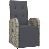  Vrtni set za objed 5 kom. Siva poliratan | shoptok.hr