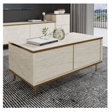 Hanah home Club sto Imaj 90x40x45cm Bež-Zlatni | Eponuda.ba
