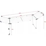 MONZA laundry dryer, extendable + 2 large wings