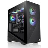 Thermaltake divider 370 argb mid tower, tempered glass, 3x 120mm argb pwm fan | Eponuda.ba