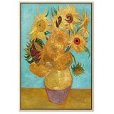  Slika - Vincent van Gogh – Sunflowers II 80x120 U prirodnom drvenom okviru | shoptok.hr