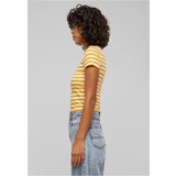 Urban Classics Women's short t-shirt with stripes white/magicmango | shoptok.hr