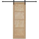  Klizna vrata Prirodna i crna 73,5 x 211 cm Masivna borovina | Eponuda.ba