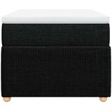  Krevet s oprugama i madracem crni 100 x 200 cm od tkanine | shoptok.hr