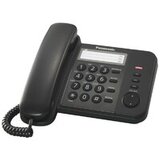 Panasonic KX-TS520FXB - hišni telefon s praktičnimi funkcijami, LED indikacija, 3x enojni izbor, črn, (20664877) | Shoptok.si