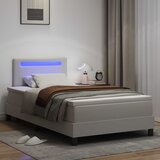  Krevet s opruga kutije Bijelo 120 x 200 cm Umjetna koža | shoptok.hr