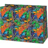 Cardex velika poklon vrećica za zabavu s dinosaurom na dasci, 26,7x13,7x33 cm | shoptok.hr
