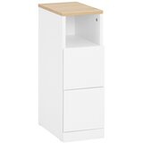SoBuy nočna omarica, nočne omarice v spalnici, ozka nočna omarica FBT149-WN, (22108646) | Shoptok.si