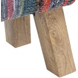 Klupa 40 x 30 x 45 cm Prava koža Šareni | shoptok.hr