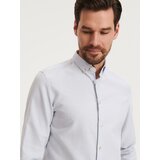 Reserved srajca regular fit - svetlo siva | Shoptok.si