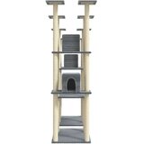  Penjalica za mačke sa stupovima za grebanje svjetlosiva 174 cm | shoptok.hr